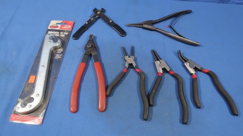 Asst Pliers, Universal Tie Rod Adjusting Tool