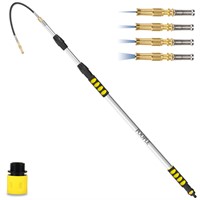 POOPLE Telescoping Gutter Cleaning Tools, 12 Foot