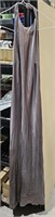 Long Halter Top Dress Purple Grey sz 2