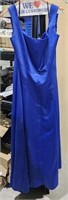 Long Brite Blue Gown sz listed 22 really  18