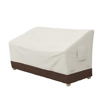 Basics 3-Seater Outdoor Patio Bench Cover, Beige/