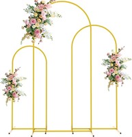B1572  Wokceer Arch Backdrop Stand Set - Gold