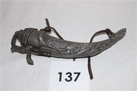 POT METAL POWDER HORN