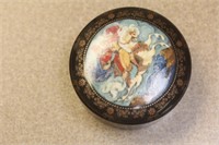 Russian Ceramic Music Trinket Box