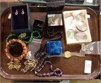 JEWELRY W/ BEADS, EARRINGS, MORE