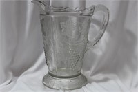 A Pressed Glass Pitcher