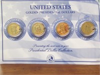 United States Golden Presidential Dollars