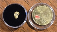 Gold Nugget & Klondike Coin #4