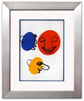 Alexander Calder- Lithograph "DLM221 - Visages"