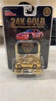 24K gold plated commemorative series car in