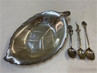 International Silver Co Plate.1 spoon marked 100