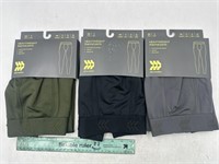 NEW Lot of 3- All In Motion M Heavyweight Thermal
