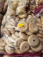 Wooden wheels unfinished