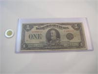 Billet 1923 $1 black seal