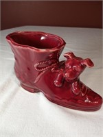 Shawnee Planter 8" 3 Button Shoe and Dog #1