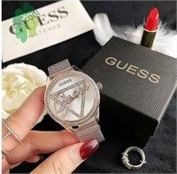 Guess 36mm Womens Diamond Quartz Watch