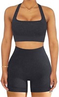 [Size : Large] OLCHEE Womens Workout Sets 2 Piece