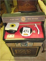 Solid Gold Juke Box Hit Tunes Record Player 22" x