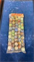 Vitro agates marbles in bag