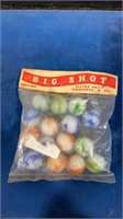 Heaton Agate marbles in bag