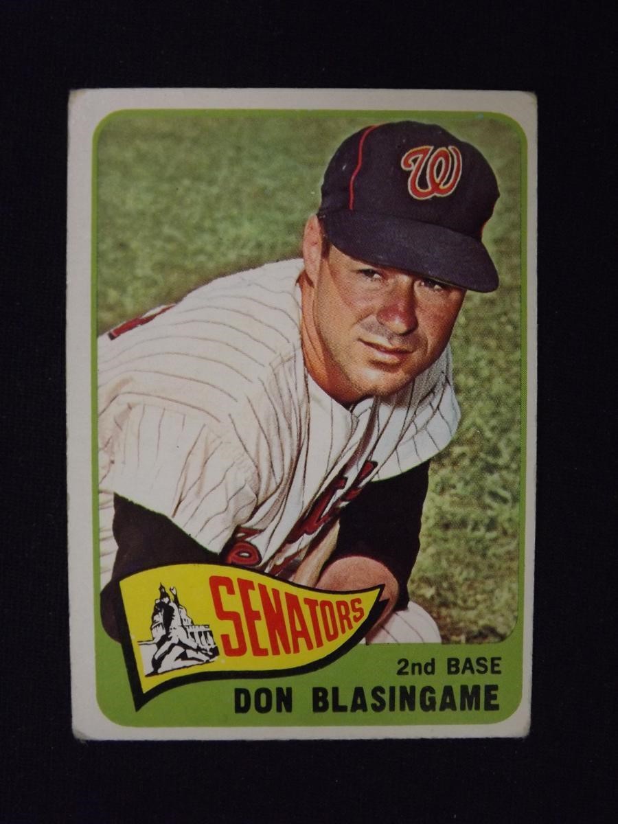 1965 TOPPS #21 DON BLASINGAME SENATORS