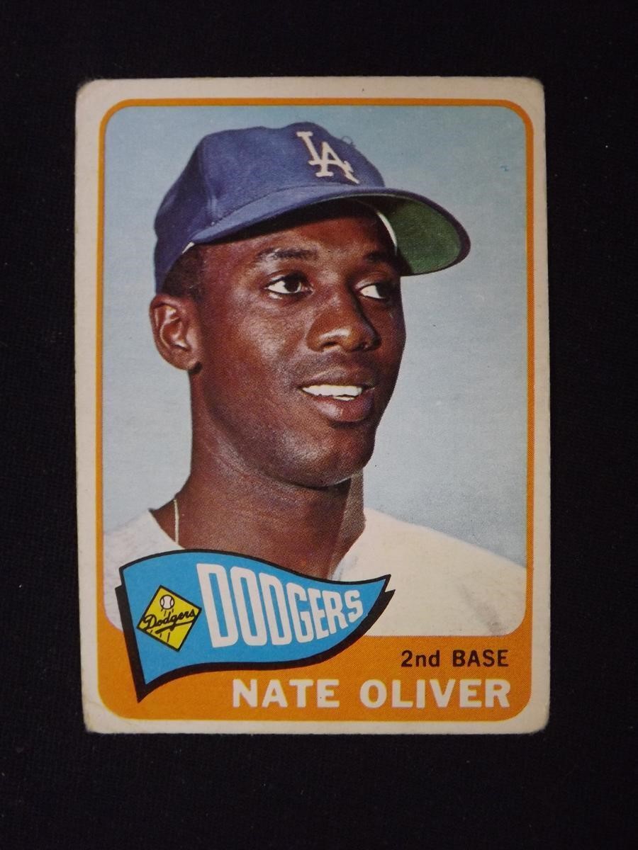 1965 TOPPS #59 NATE OLIVER DODGERS VINTAGE