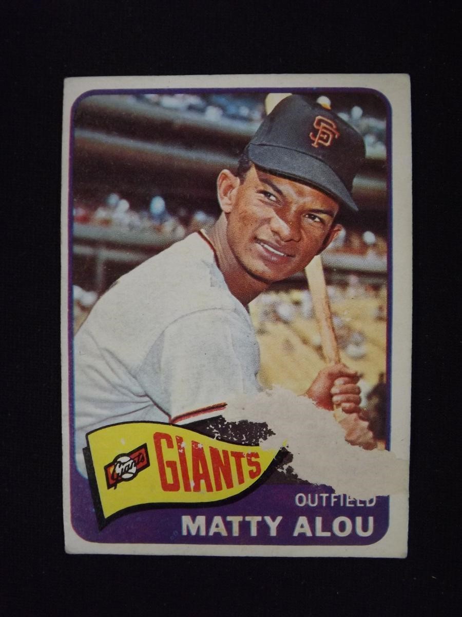 1965 TOPPS #318 MATTY ALOU SF GIANTS