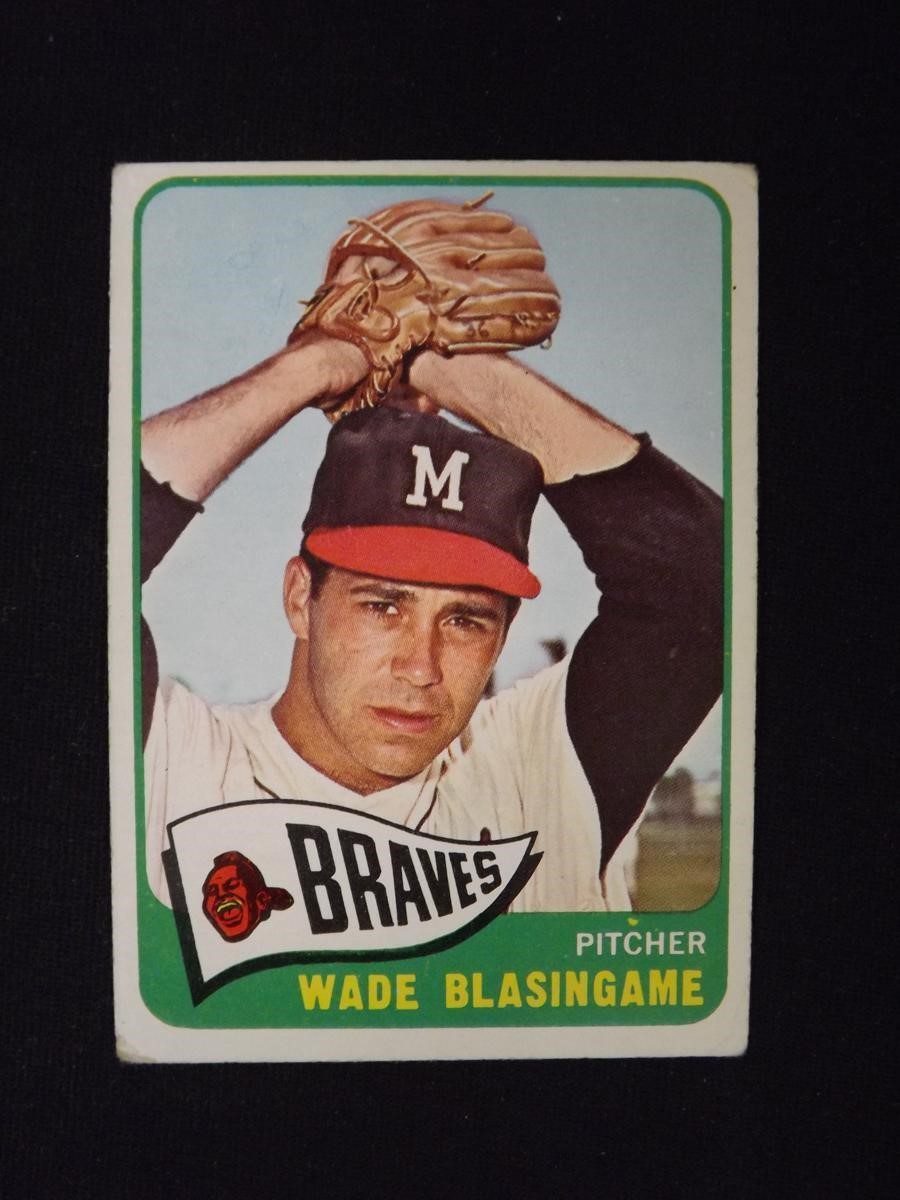 1965 TOPPS #44 WADE BLASINGAME BRAVES