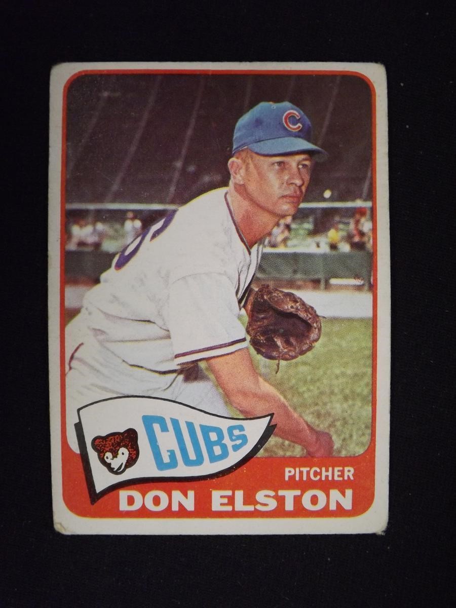 1965 TOPPS #436 DON ELSTON CHICAGO CUBS
