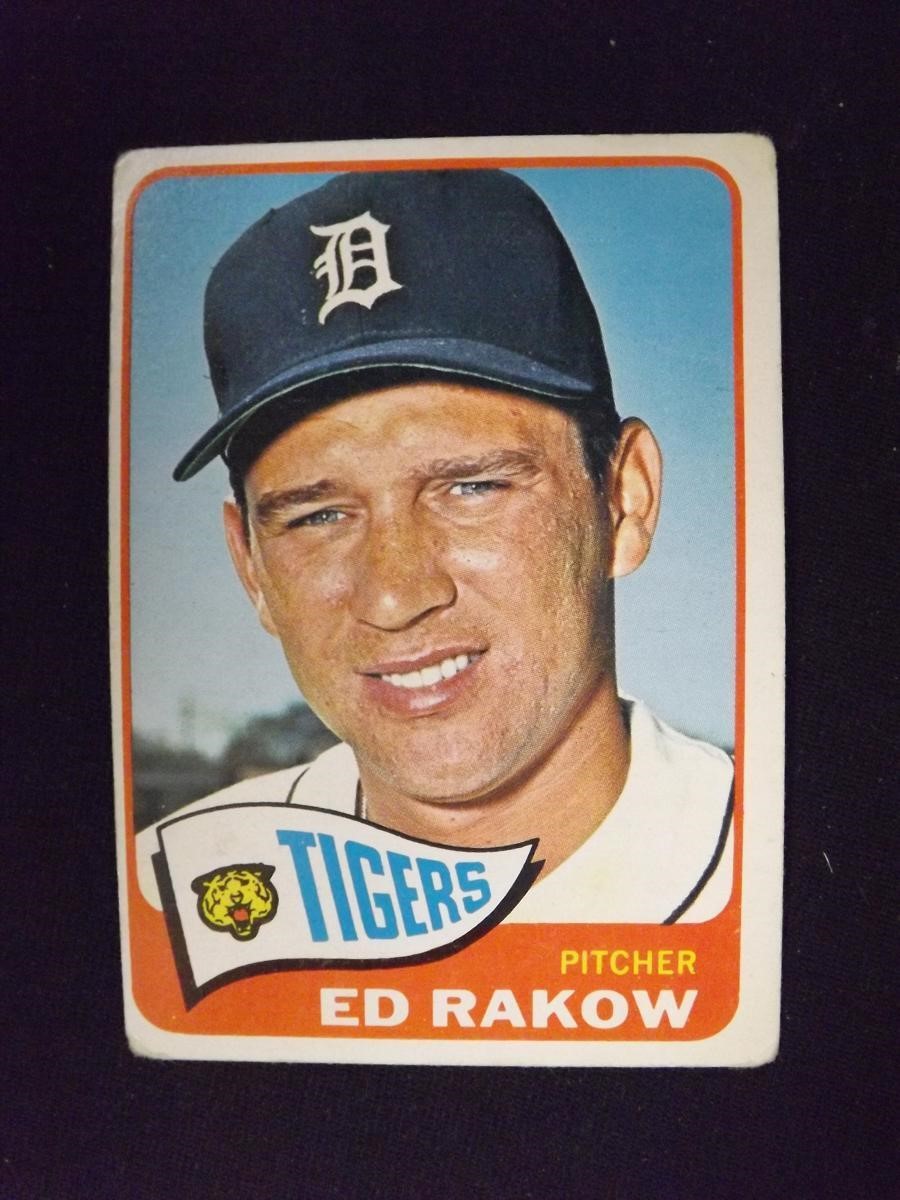 1965 TOPPS #454 ED RAKOW DETROIT TIGERS