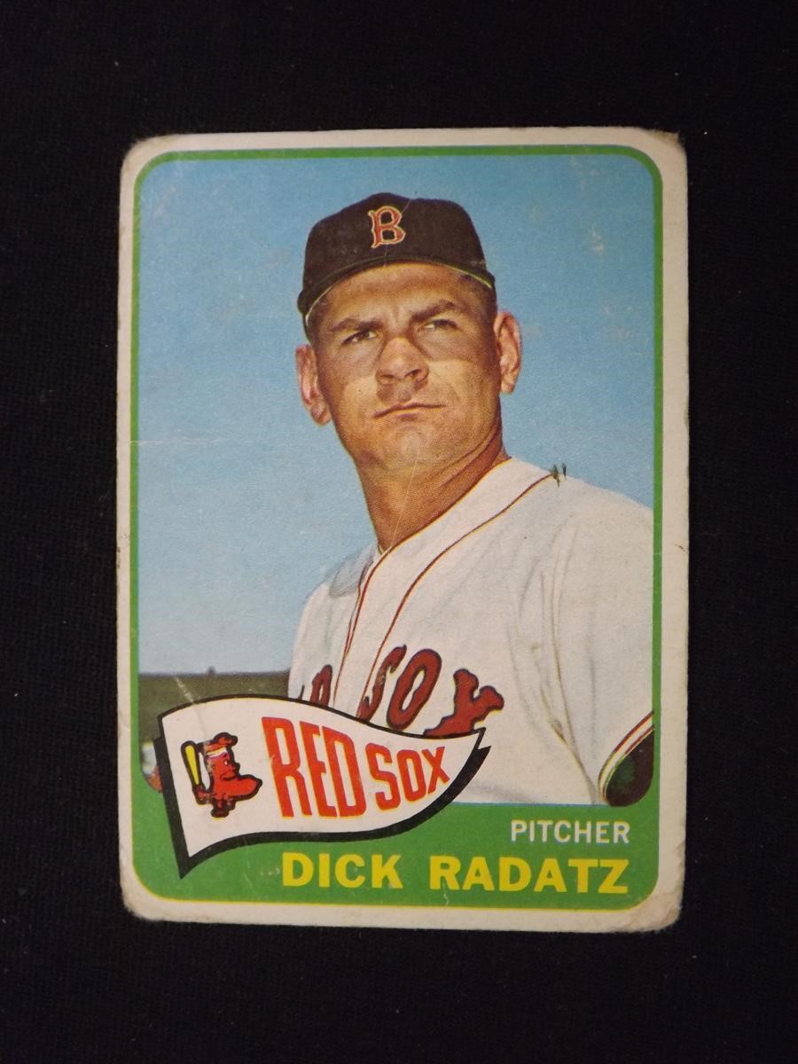 1965 TOPPS #295 DICK RADATZ RED SOX