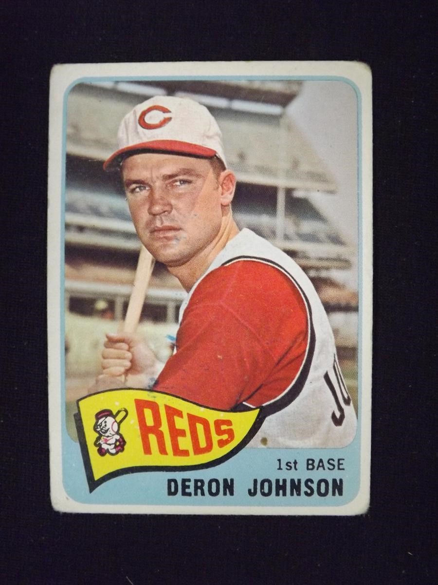 1965 TOPPS #75 DERON JOHNSON REDS