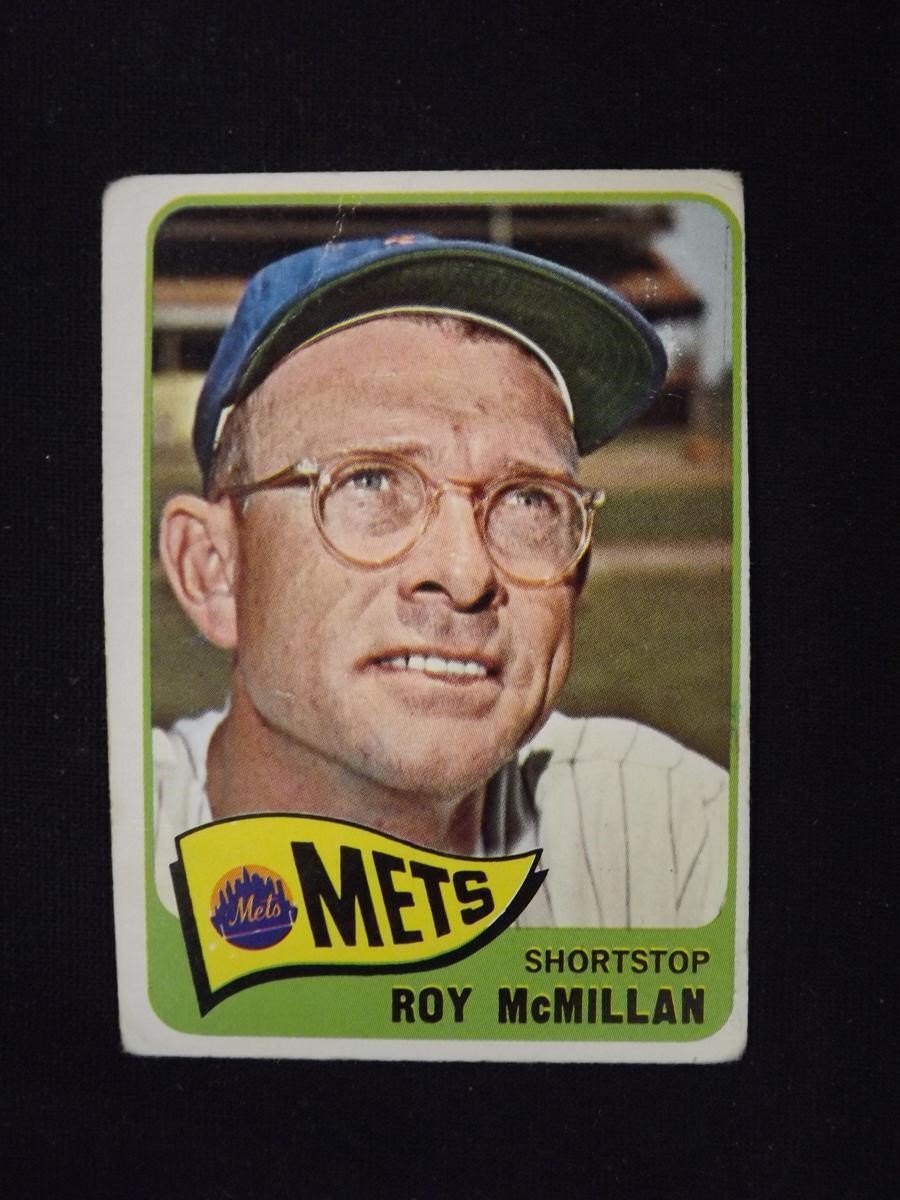 1965 TOPPS #45 ROY MCMILLAN NEW YORK METS