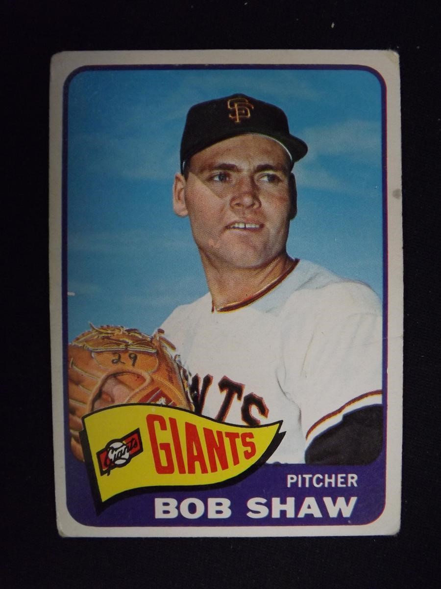 1965 TOPPS #428 BOB SHAW GIANTS VINTAGE