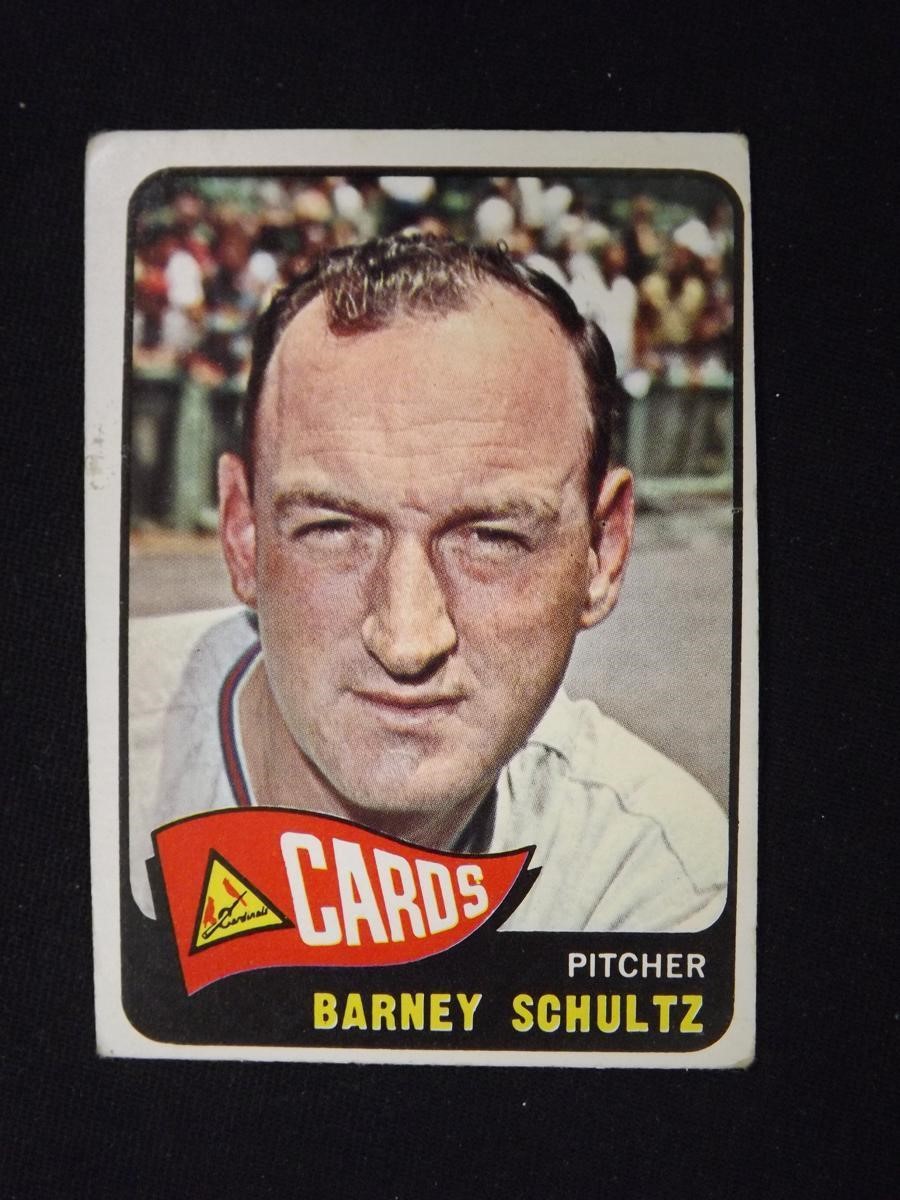 1965 TOPPS #28 BARNEY SCHULTZ CARDINALS