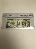 The Wizard of Oz Novelty Note CGA