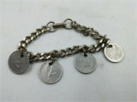 Austrian coin bracelet