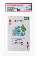 PSA10 Pokemon Green Version Playing Cards 1 Bulbas