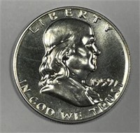 1959 Franklin Silver Half Proof PR