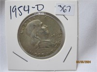 Franklin Half Dollar 1954-D