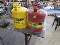 2 Justrite Safety Cans