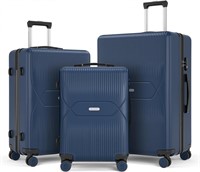 3pc Luggage Set  20-24-28in Zitahli  (Navy)