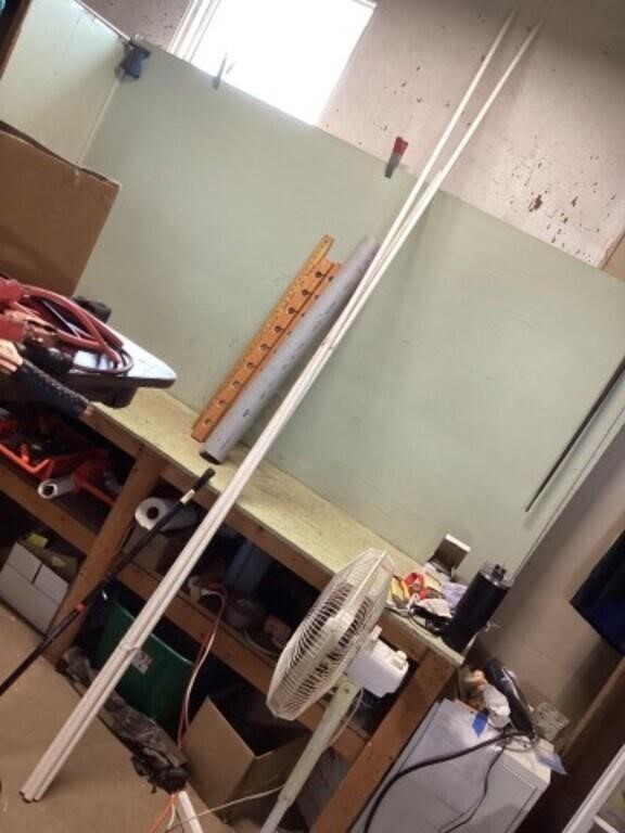 PVC pipe approximately 10 foot long