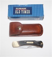 Schrade 60T "Golden Bear" lock back knife