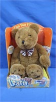 Vintage Talk 'n Learn Teddy Bear 12"