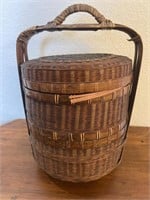 Antique Chinese Woven Wedding Basket