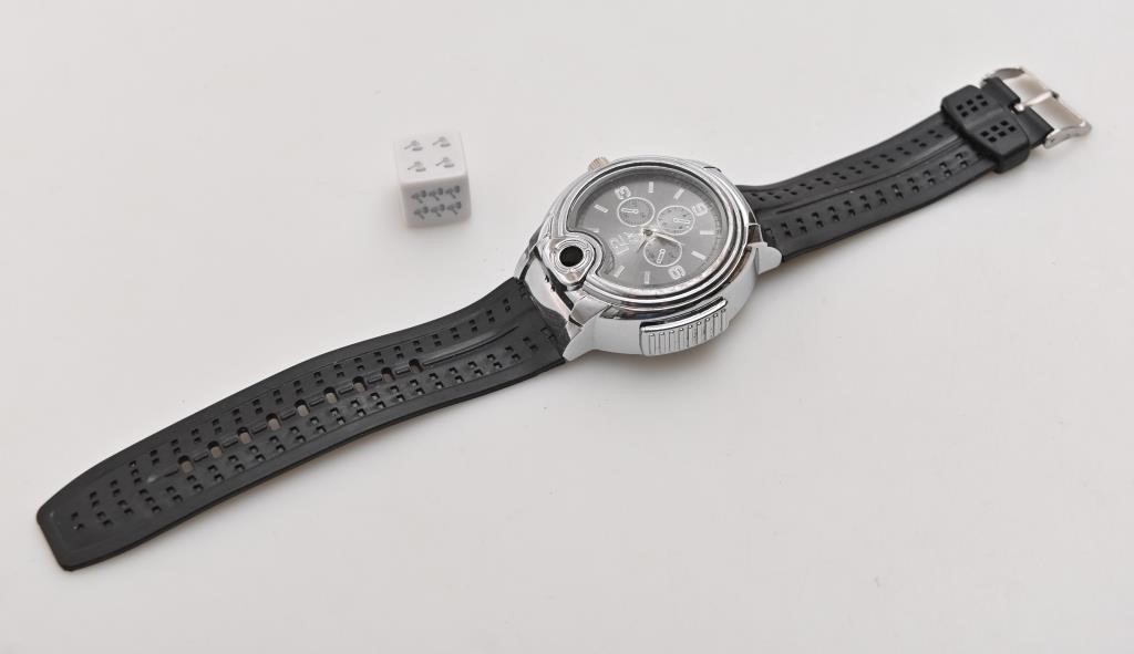 Montre briquet Jia Heng, fonctionnelle