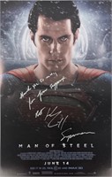 Autograph COA Man of Steel Photo