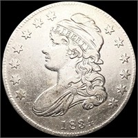 1834 Capped Bust Half Dollar CLOSELY UNCIRCULATED