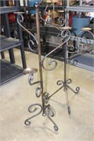 2 Custom Made Heavy Metal Candle/Plant Stands